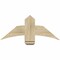 Ekena Millwork Bellingham Rough Sawn Timber Gable Bracket, Douglas Fir, 36"W x 15"H x 6"D x 6"F, 10/12 Pitch GBW036X15X0606BEL00RDF - alternate 1